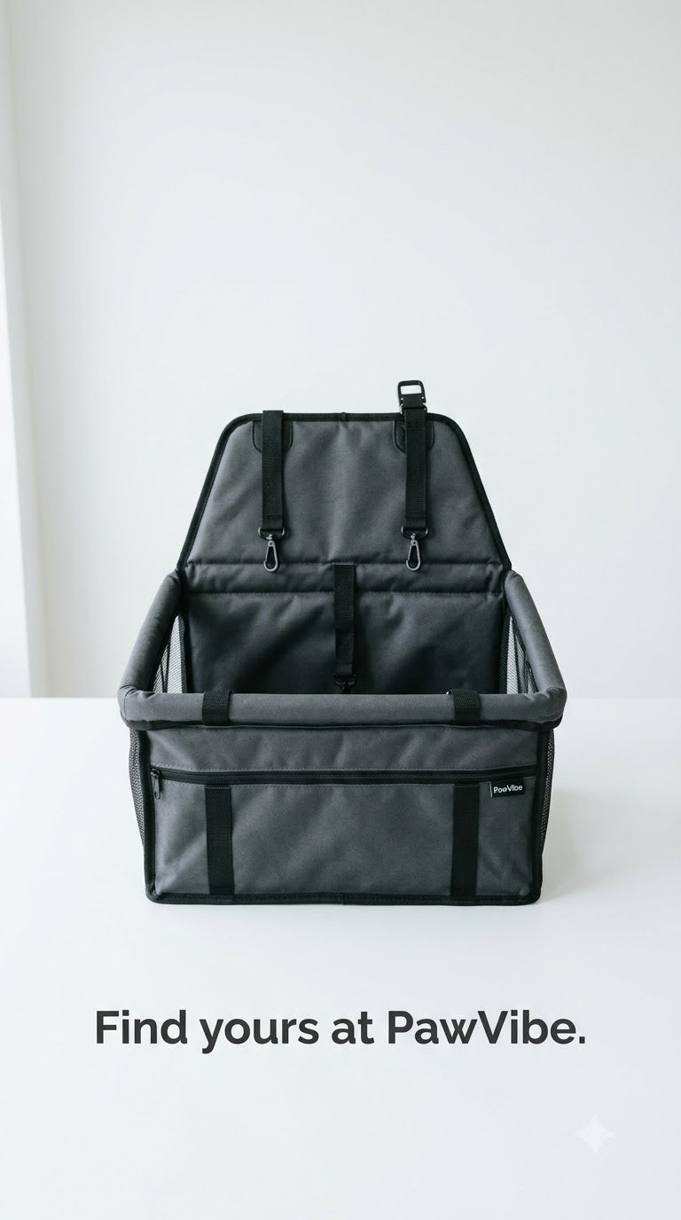 Small Dog Booster Car Seat – Foldable