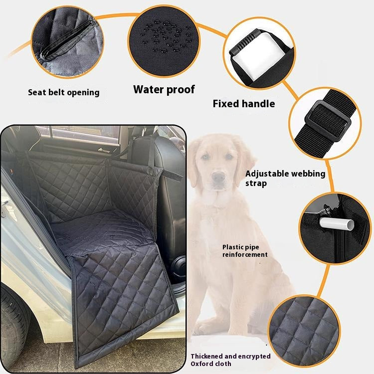 Anti-dirt dog car seat basket