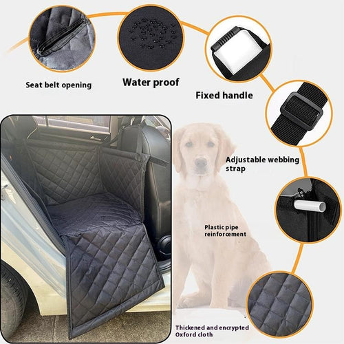Anti-dirt dog car seat basket