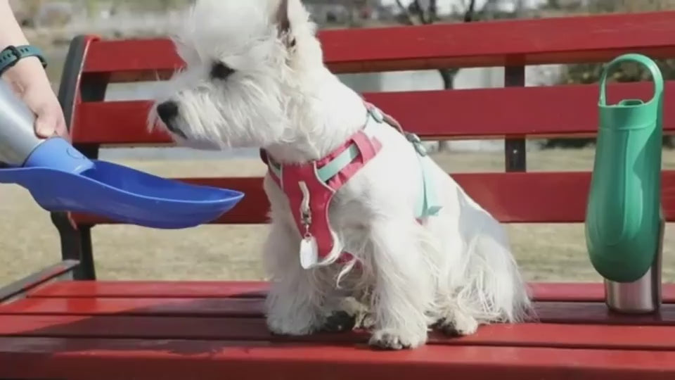 Portable Dog Water Bottle with Drinking Bowl (750 ml)