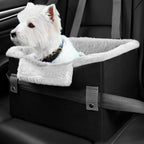 Foldable booster car seat for small dogs